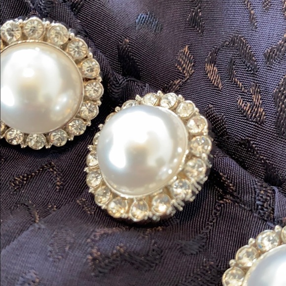 LPA Navy blue jacquard fabric Eleanor Skirt M - Picture 7 of 7